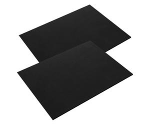 Homoyoyo 2 Pièces Tapis de Nivellement pour Aquarium en Mousse Épaisse Noire Structure Alvéolée, Amortissement Renforcé et Facile à Nettoyer pour Poisson et Bac à Poissons