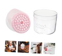 Homoyoyo 2 pièces Transparent Manual Face Wash Foam Maker With Charming Heart Design Quick Rich Foam Creator For Facial Cleansers Washes Refillable Bubble Foamer For Home And Travel