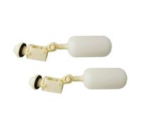 Homoyoyo 2 pièces Valve Flottante pour Abreuvoir Bétail Contrôle Automatique Niveau Eau Compatible Gamelles Distributeurs Petits Animaux Robinet Flotteur pour Élevage Porcs Bovins Ovins