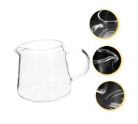 Homoyoyo 2 pièces Verres à Lait Verre pour Café et Sauces Petits Contenants Légers et Pratiques pour Cuisine Bars et Cafés