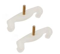 Homoyoyo 2 Pieds de Repose-épaule pour Violon en Caoutchouc Antidérapant, Pièces de Rechange Confortables 1/4-1/8 pour Support D'épaule Réglable, Accessoires Solide pour Violon,