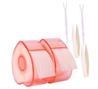 Homoyoyo 2 rouleaux Autocollants Double Paupières Dentelle Cœur Bande Adhésive avec Accessoires Lifting Paupières Facile et Naturel avec Pince et Fourchette