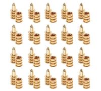 Homoyoyo 20 Goupilles D’Alignement en Alliage de Zinc 18 MM Manchon de Boulon pour Rallonge de Table Kit de 20 Pièces pour Fixation Invisible et Centrage Précis des Plateaux de Table