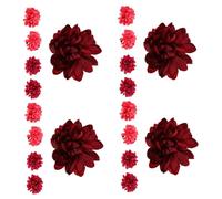 Homoyoyo 20 Pièces Ancient Flower Hairpin Set Handcrafted Hanfu Floral Hair Clips Realistic Chinese Style Hairpins For Masquerade Wedding And Traditional Costume Accessories