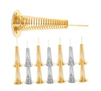 Homoyoyo 20 Pièces Base de Ressort pour Poupée à Tête Qui Secoue Argile DIY pour Figurines Artisanales Accessoires de Décoration Voiture et Bureau