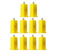 Homoyoyo 20 Pièces Bougie Électronique Ampoule Portative Ampoules De Ballon LED Mini Lumières LED Bougies Chauffe-Plat sans Flamme Lampe Flash LED Mini Lanterne Dirigé Plastique Colorful