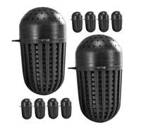 Homoyoyo 20 pièces Cage à Appâts Plastique Piège à Poissons et Écrevisses Portable Panier Leurre Robuste pour Au Homard et Crevettes