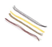 Homoyoyo 20 pièces Cils pour Poupées DIY Multicolores Accessoires de Fabrication Noir Marron Or