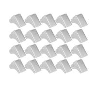 Homoyoyo 20 Pièces Clips Métalliques Support Étagère pour Meubles Bureau Consoles Fixation Étagère Rangement Équerres Taquets Robustes pour Armoires Bibliothèques et Placards