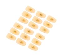 Homoyoyo 20 pièces Coussinets Nez Lunettes Imitation PVC avec Vis Accessoires Durables pour Lunettes Kit de Remplacement Facile à Installer