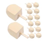 Homoyoyo 20 Pièces Dreidels à Peindre Jouets de Bascule Non pour Hanukkah Activités DIY Éducatives pour Garçon Fille et Adultes Décorations Festives Traditionnelles