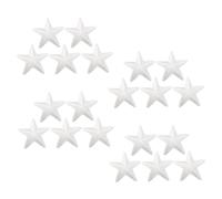 Homoyoyo 20 pièces Etoiles Mousse Vierges Décorations de Noël DIY et Découpable pour Artisanat Ornements Festifs Intérieurs et Mariage