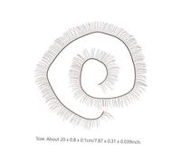 Homoyoyo 20 pièces Faux Cils Poupée Accessoires DIY Cils Faits Main Naturels pour Fabrication de Poupées Noir Marron