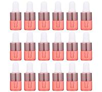 Homoyoyo 20 Pièces Flacons Pipette Verre de Lot de Bouteilles Cosmétiques Portables pour Huiles Essentielles pour Voyage et Usage Extérieur