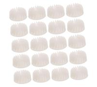 Homoyoyo 20 Pièces Lames de Ventilateur Plastique pour Sèche Cheveux Remplacement pour Moteur Mini Puissant Aération Équilibrée et Sèche Rapide pour Salon et Réparations