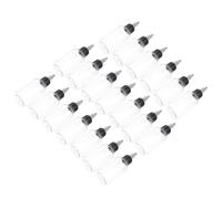 Homoyoyo 20 pièces Lot de Bouteilles Distributrices Transparentes Flacons Doseurs Réglables et Étanches pour Huile de Cuisine Pigment et Liquide Bouteilles Vides Pratiques et Durables