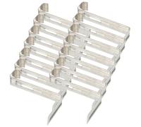 Homoyoyo 20 pièces Lot de Clips Antidérapants pour Tuiles de Toit Acier Inoxydable Fixation Renforcée Pinces Réutilisables pour Remplacement Rapide et Pratique