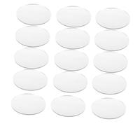 Homoyoyo 20 pièces Lot de Miroirs Ronds Acrylique de Rechange pour Miroir Maquillage Portable Cosmétique DIY Haute Remplacement Facile
