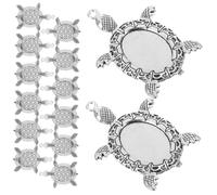 Homoyoyo 20 Pièces Pendentifs Tortue Rétro Alliage Supports Bijoux DIY Charmes Animaux Marins Vintage pour Colliers Bracelets et Boucles Oreilles