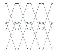 Homoyoyo 20 Pièces Piquets de Support pour Plantes Grimpantes Cadre Plastique Résistant pour Orchidées Fleurs Légumes et Plantes Pot Tuteurs Décoratifs et Réutilisables pour Jardin