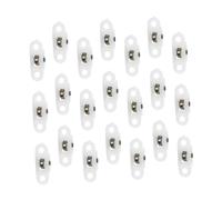 Homoyoyo 20 pièces Roulette Coulissante pour Fenêtre et Porte Poulie Simple Nylon et Résistante et Facile à Installer pour Mobilier et Portes Coulissantes