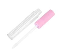 Homoyoyo 20 pièces Tube Transparent pour Gloss à Lot de Flacons Vides Réutilisables avec Bouchons Rose et Noir pour Sous- de Maquillage et Voyage