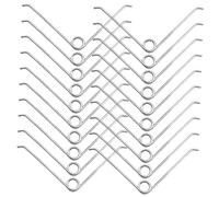 Homoyoyo 20 Ressorts de Rechange pour Sécateur de Jardin en Acier Inoxydable V-Type Blanc Pièces pour Cisaille à Élaguer Compatibles Coupe-Branches Manuels Accessoires pour Jardinage