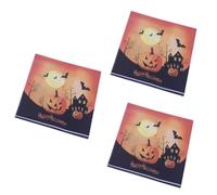 Homoyoyo 20 Serviettes En Papier Halloween Citrouille - Serviettes Cocktail Festives Pour Fête D'Halloween - Décoration De Table Pour Maison Et Bar