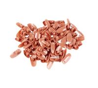 Homoyoyo 200 Pcs Conseils Pratique Manucure Modèle de Pratique du Nail Art Doigts Flexibles Couleur Café Outil d'Entraînement au Nail Art pour Débutants et Professionnels
