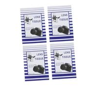 Homoyoyo 200 Pièces Lingettes Nettoyantes Double-Face pour Lentilles Papier de Nettoyage Portable pour Lunettes Objectifs Appareils Photo Microscopes et Écrans Ordinateur Compatible Surface