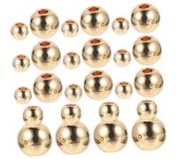 Homoyoyo 200 pièces Perles Espacement Métalliques DIY de Perles Cuivre pour Fabrication de Bracelets et Accessoires de Bijoux pour Artisanat et Créativité