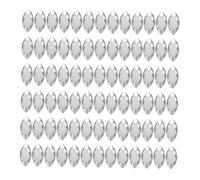 Homoyoyo 200 pièces Strass Couture DIY Accessoires Vêtements Acrylique Argenté Matériaux de Perçage Artisanat Durable pour Décoration Mode