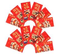 Homoyoyo 20pièces Lot De Enveloppes Rouges Pour Motifs Année Du Serpent Fête Du Printemps Enveloppes Traditionnelles Pour Nouvel An Chinois