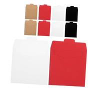 Homoyoyo 20pièces Lot de Pochettes Papier pour CD Et DVD Enveloppes Carton pour CD Et DVD Pochettes Papier Kraft
