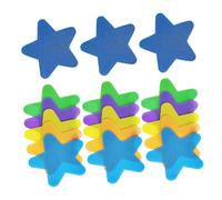 Homoyoyo 20pièces Marqueurs De Sol pour Garçon Fille Étoiles Multicolores Points De Position Assise pour Distanciation Amovibles pour Formation Classe