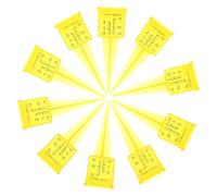 Homoyoyo 20pièces Pluviomètre Extérieur pour Pelouse Tube De Pluie avec Graduation Et Outil De Mesure des Précipitations pour Jardin