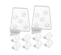 Homoyoyo 20pièces Séparateurs De Porte Pour Réfrigérateur Organisateurs De Accessoires De Congélateur Séparateurs De Clip De Porte Latérale