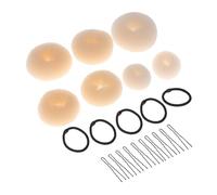 Homoyoyo 22 pièces Kit pour Chignons Cheveux Accessoires de Coiffage avec Élastiques et Pinces U Ensemble Complet pour Style Élégant et Naturel Beige