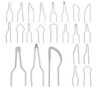 Homoyoyo 23 pièces Pointes Fil Résistantes à Haute Température pour Pyrogravure Kit Portable de Remplacement pour Machine de Gravure sur Bois Fil Chauffant Alliage Rapide