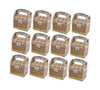 Homoyoyo 24 pièces Boîte Pirate Papier Vintage Coffret Rangement pour et Petits Jouets Boîte à Trésor Portable pour Denfants