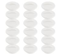Homoyoyo 24 Pièces Bouchons Ronds de 1,5 Pouce pour Système Hydroponique Intérieur, Plastique Blanc, Installation sans Outil, Ajustement pour Réservoir d'eau et Culture en Classe