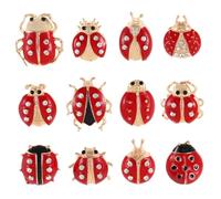 Homoyoyo 24 Pièces Broche Insecte Dessin Animé Épingle Mode Petite Broche pour Femme Accessoire Fête et Quotidien