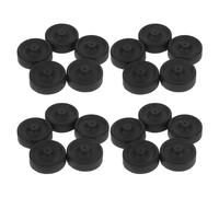 Homoyoyo 24 Pièces Membrane en Caoutchouc Noire pour Pompe à Air Aquarium, Accessoire Silencieux et Facile à Installer, Compatible Pompe à Oxygène pour Aquarium