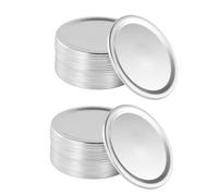 Homoyoyo 24pièces Couvercles De Conserve Anti-fuite De Conserve Couvercles Hermétiques Pour Bocaux De Stockage Disques Anti-fuites