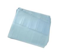 Homoyoyo 24Pièces Porte Cartes Transparent Double Face pour Organisation de Cartes Volantes Imperméables pour Cartes de Membre Bus et Bancaires