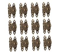 Homoyoyo 25 ensembles Vintage Shell-shaped Case Buckles For Jewelry And Gift Boxes Wooden Box Lock Accessories For Secure Closure