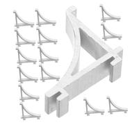 Homoyoyo 25 Pièces Clips Étagère Réfrigérateur Aluminium Supports Robustes pour Rayons Congélateur et Frigo Accessoires de Fixation et Organisation Intérieure