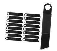 Homoyoyo 25 Pièces Fire Starter Scraper Acier Inoxydable Générateur Étincelles Rapide Outil Portable Résistant pour Camping Randonnée et Survie Plein Air