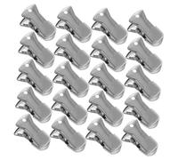 Homoyoyo 25 pièces Lot de Pinces Métal Polyvalentes pour Vêtements Bureau et Cuisine Clips Alligator Petits et Légers Maintien Fiable pour Photos Pâtisseries et Accessoires