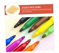 Homoyoyo 25 Pièces Pointes de Rechange Universelles pour Stylos Peinture Embouts Multifonctions pour Marqueurs Petites Pointes Polyester Accessoires Pratiques pour Étudiants et Artistes